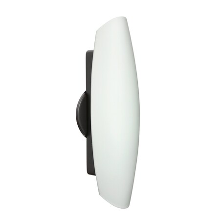 Besa Lighting Aero 16 Wall Sconce, Opal Matte, Bronze Finish, 1x5W LED 272807-LED-BR